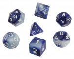 Премиум-набор кубиков для ролевых игр Голубой с темно-синим
